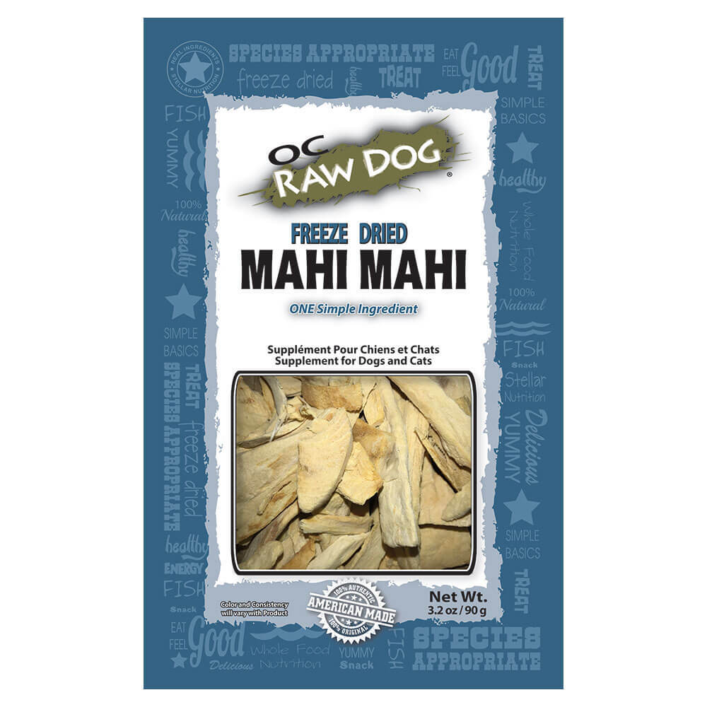 OC Raw Dog Mahi Mahi Freeze-Dried Treats, 3.2-oz