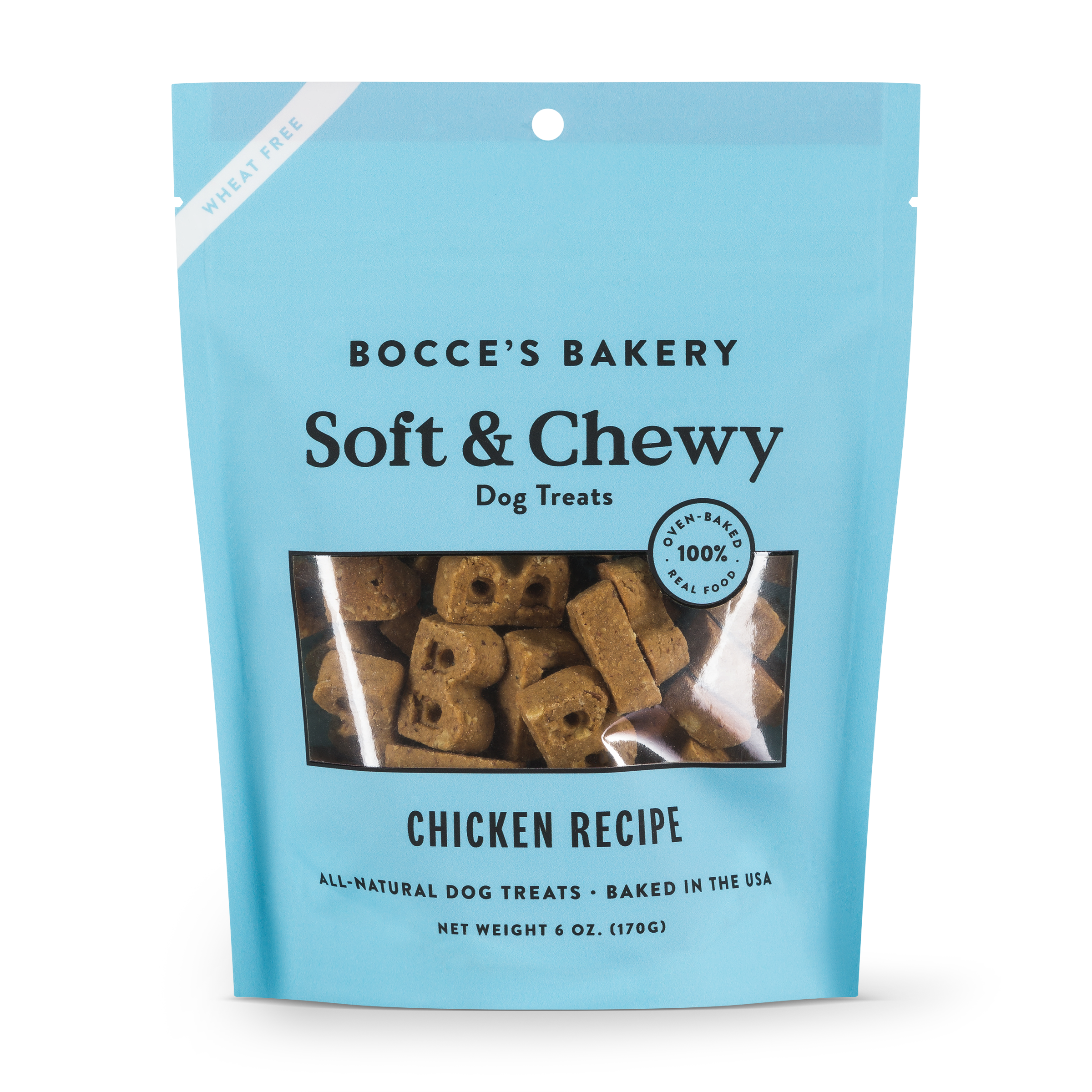 Bocce's Bakery Soft & Chewy Chicken Dog Treats 6-oz