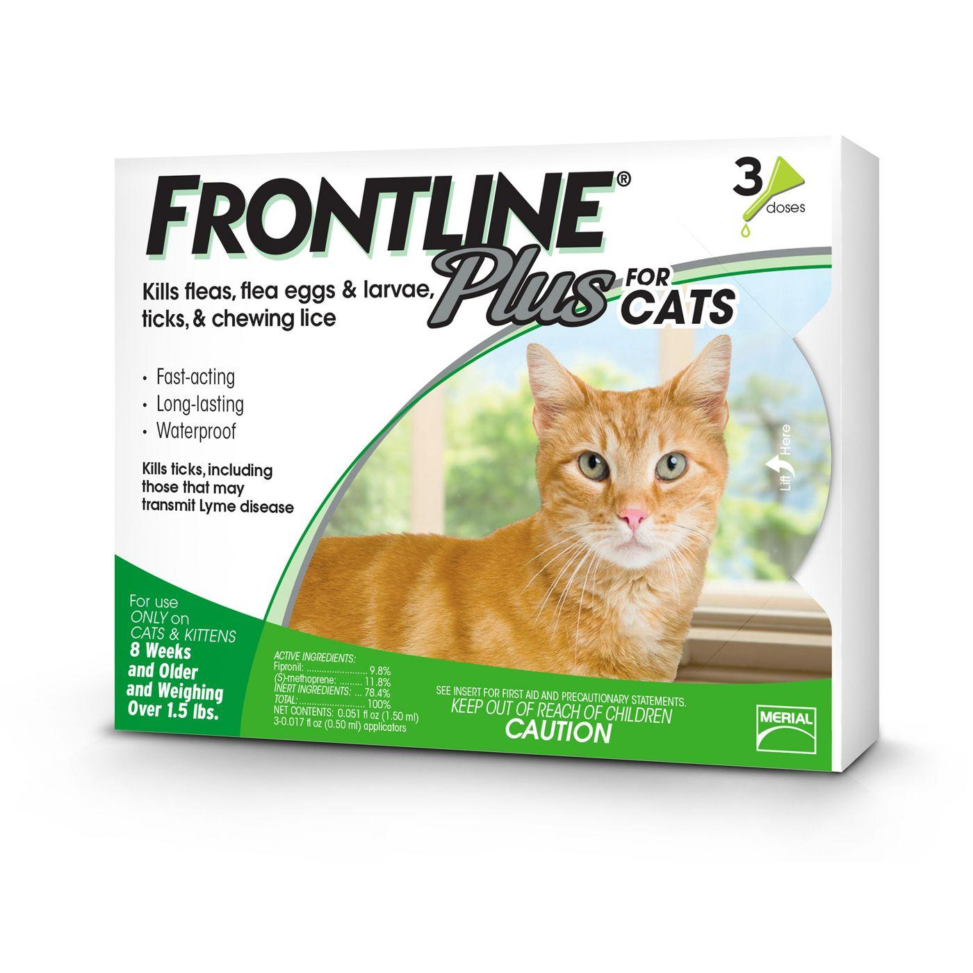 FRONTLINE Plus Flea & Tick Treatment for Cats & Kittens