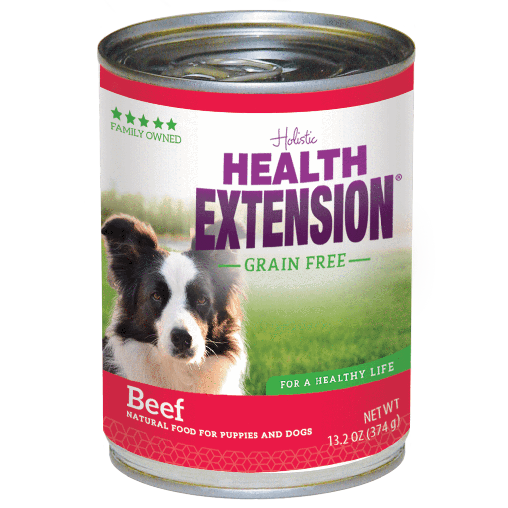 Health Extension Grain-Free Beef Entree Canned Dog Food, 13.20-oz
