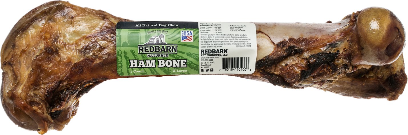 Redbarn Naturals X-Large Ham Bones Dog Treats