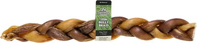 Redbarn Braided Bully Sticks 12" Dog Treats, 1 count