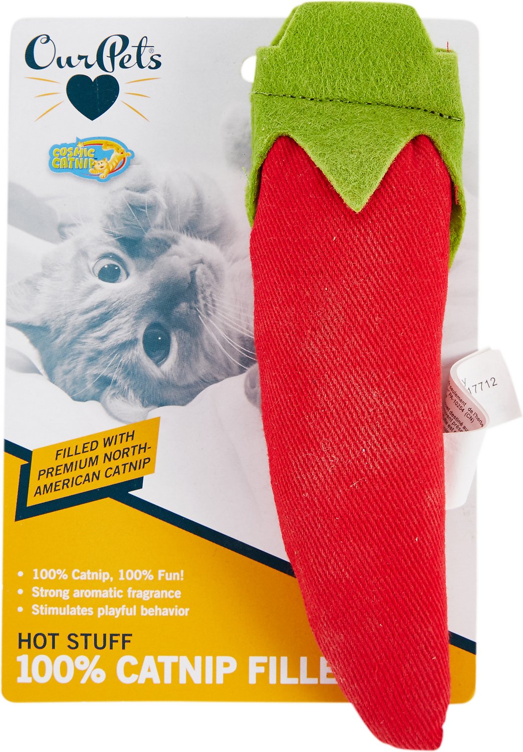 OurPets Cosmic Catnip Hot Stuff Cat Toy
