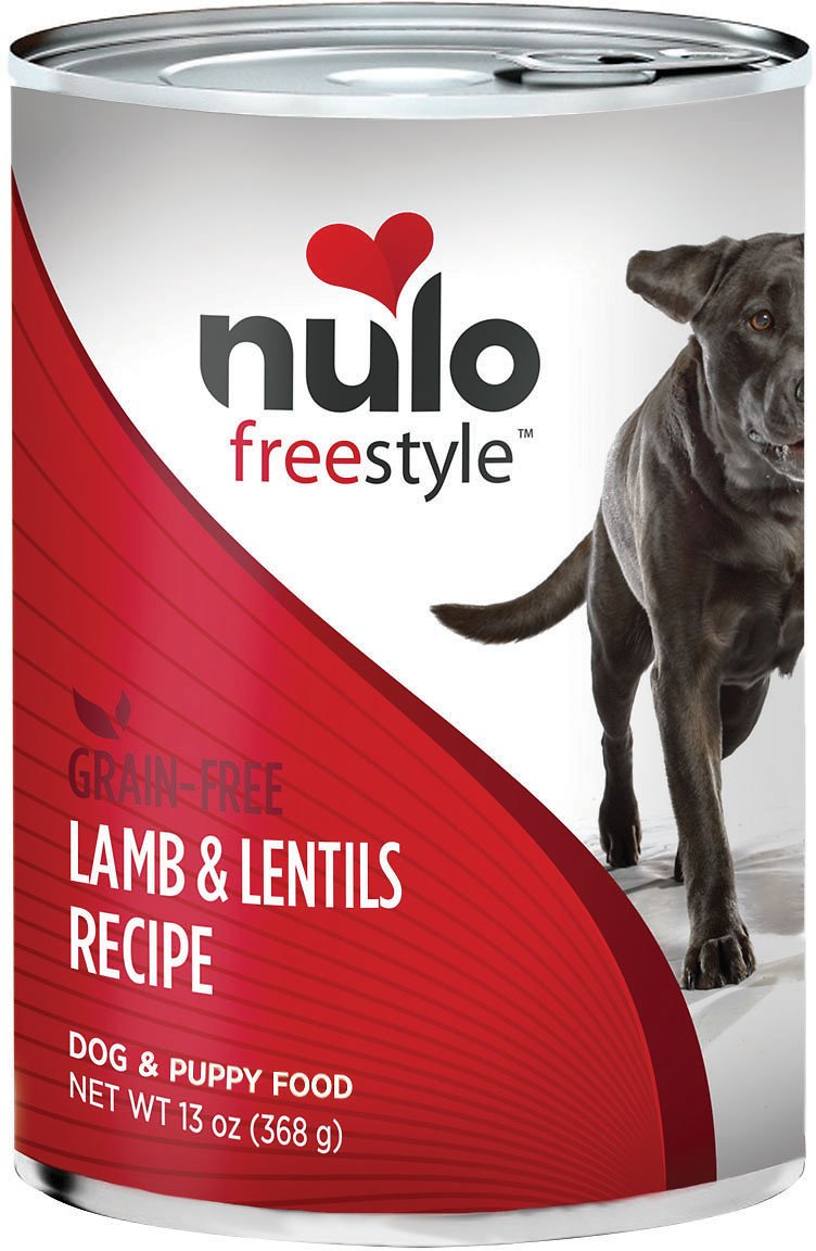 Nulo Dog Freestyle Pate Lamb & Lentils Recipe Grain-Free Canned Dog Food, 13-oz
