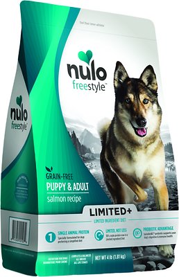 Nulo Freestyle Limited+ Grain Free Dry Dog Food Salmon 4lb