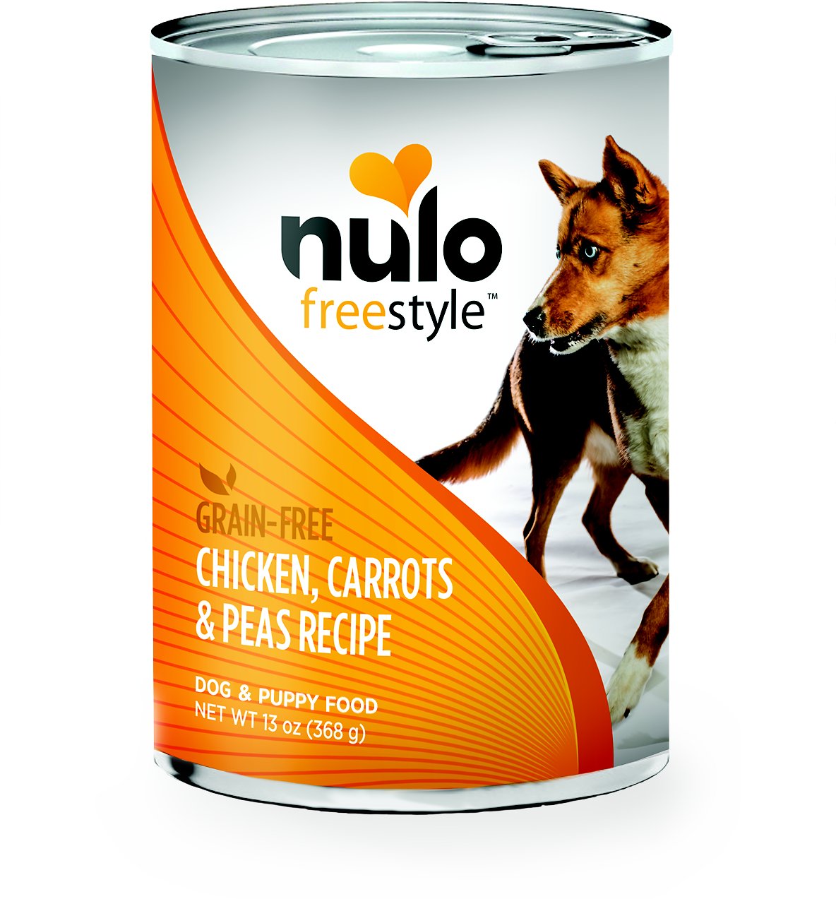 Nulo Dog Freestyle Pate Chicken, Carrots & Peas Recipe Grain-Free Canned Dog Food, 13-oz