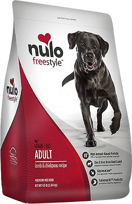 Nulo Dog Freestyle Lamb & Chickpeas Recipe Grain-Free Adult Dry Dog Food, 24-lb