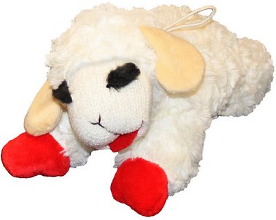 Multipet Lamb Chop Plush Dog Toy, Regular