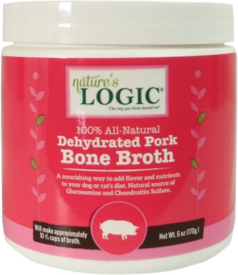 Nature's Logic Dehydrated Pork Bone Broth Dog & Cat Supplement