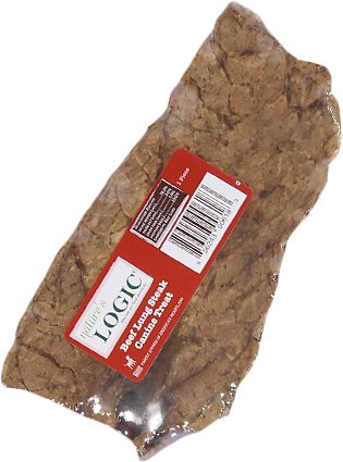 Nature's Logic Beef Lung Steak Dog Treat, 1 count