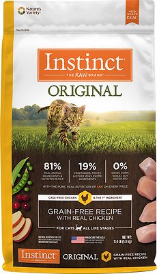 Instinct Original Grain-Free Recipe with Real Chicken Dry Cat Food, 11-lb