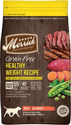 Merrick Grain-Free Healthy Weight Recipe Dry Dog Food, 22-lb
