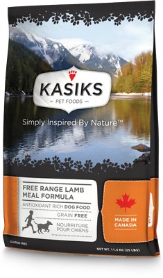 KASIKS Free Range Lamb Meal Formula Grain-Free Dry Dog Food, 25-lb