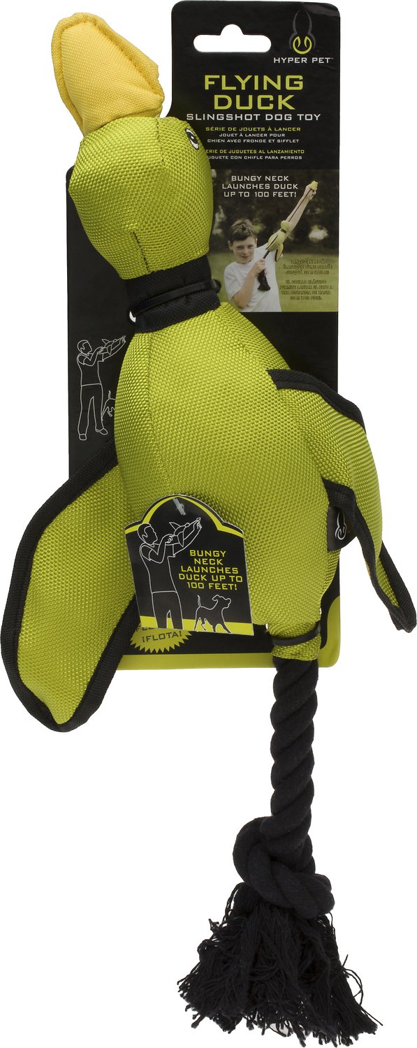 Hyper Pet Flying Series Dog Toy, Flying Green Duck