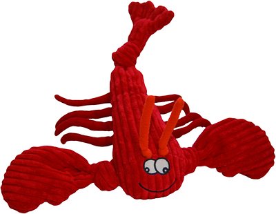 HuggleHounds Knottie Lobster Dog Toy, Small