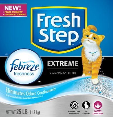 Fresh Step Extreme Odor Control Scented Cat Litter, 25-lb box