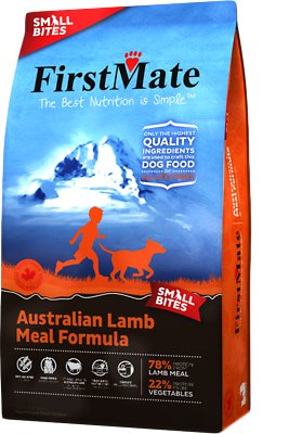 FirstMate Small Bites Australian Lamb Meal Limited Ingredient Diet Grain-Free Dry Dog Food, 14.5-lb