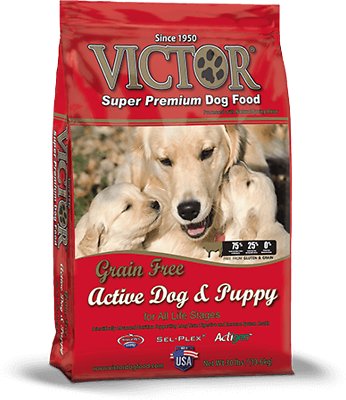 Victor Active Dog & Puppy Formula Grain-Free Dry Dog Food, 30-lb