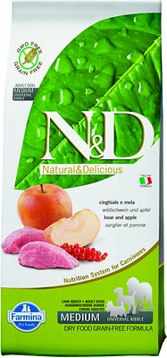 Farmina Natural & Delicious Wild Boar Grain-Free Formula Dry Dog Food