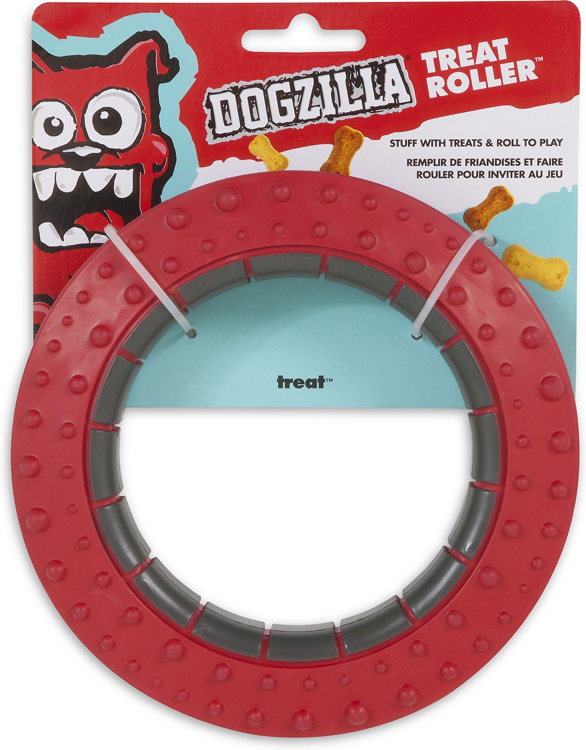 Dogzilla Treat Roller Dog Toy