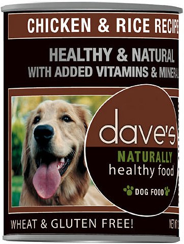 Dave's Pet Food Naturally Healthy Chicken & Rice Recipe Canned Dog Food