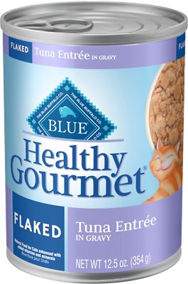 Blue Buffalo Healthy Gourmet Flaked Tuna Entree in Gravy Canned Cat Food