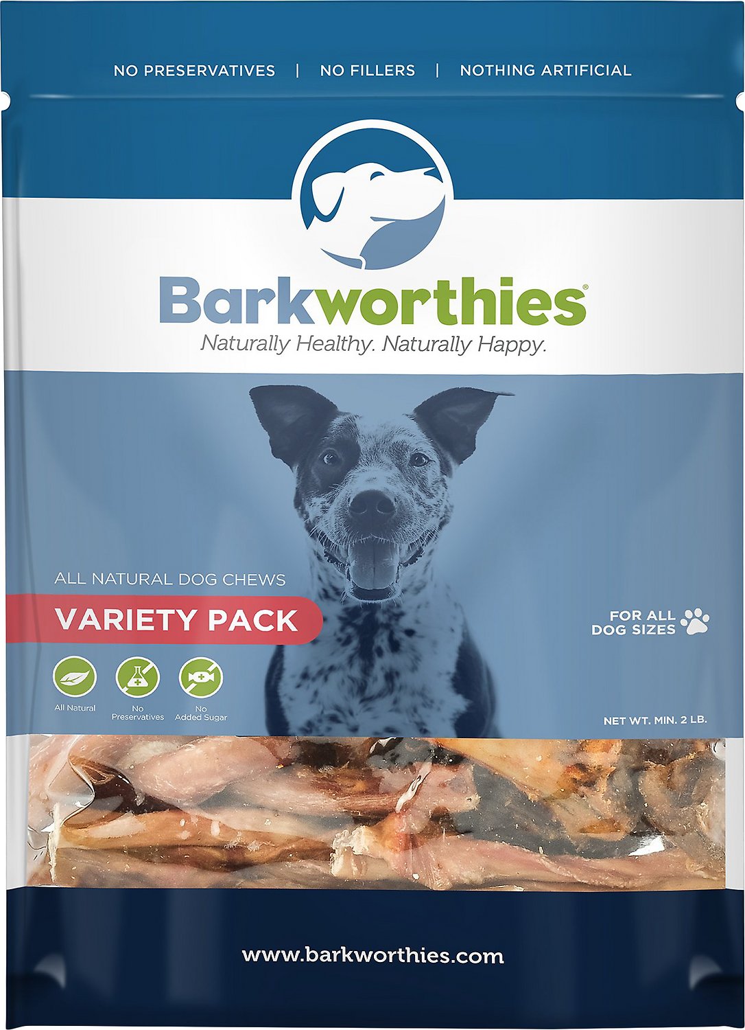 Barkworthies Variety Pack Dog Treats, 2-lb bag