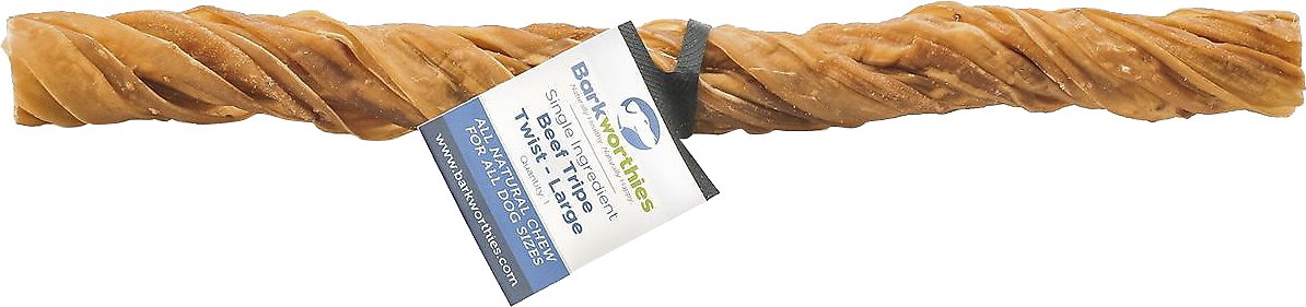 Barkworthies Large Tripe Twist Dog Treats