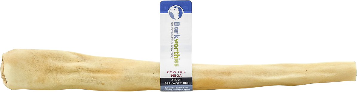 Barkworthies Mega Cow Tails Dog Treats