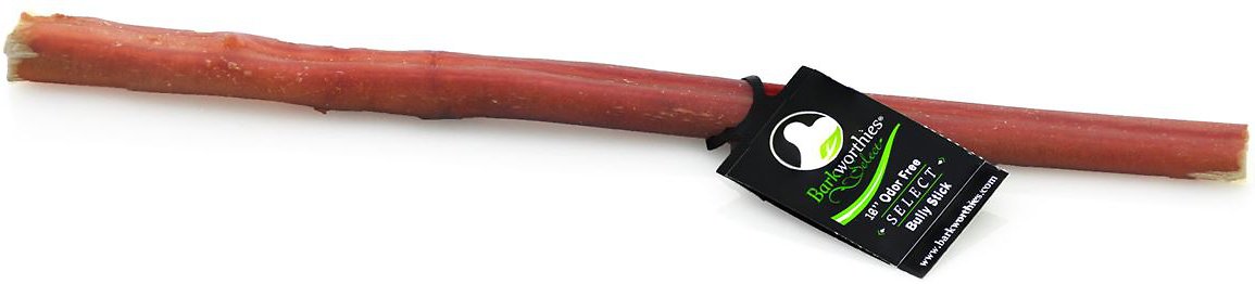 Barkworthies Odor-Free Select 12" Bully Sticks Dog Treats