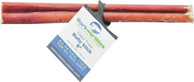 Barkworthies Odor-Free Standard 6" Bully Sticks Dog Treats