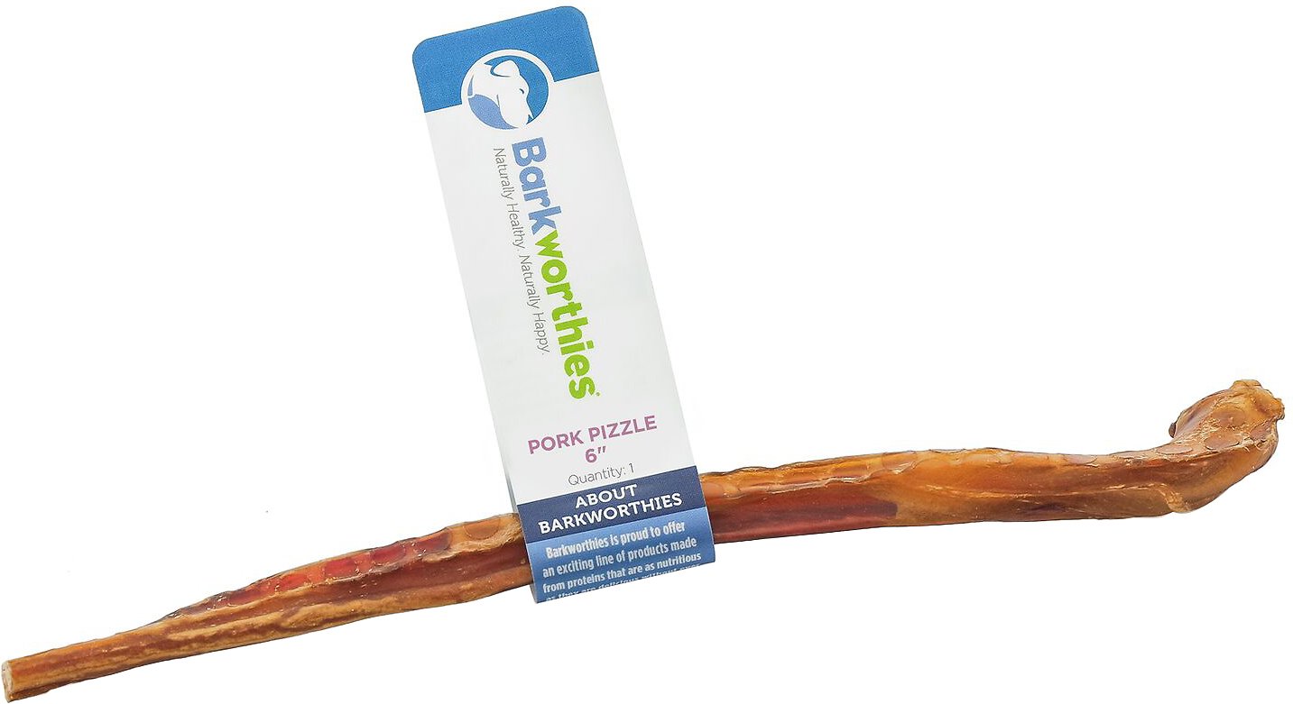 Barkworthies Pork Pizzle Dog Treats, 1 count
