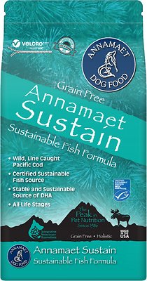 Annamaet Grain-Free Sustain Fish Formula Dry Dog Food