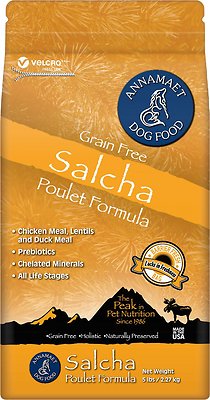 Annamaet Salcha Poulet Formula Grain-Free Dry Dog Food, 5-lb