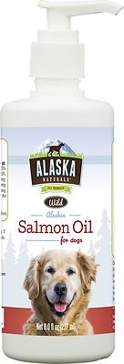 Wild Alaskan Salmon Oil For Dogs & Cats By H&B Oils Center – 2 Oz All Natural