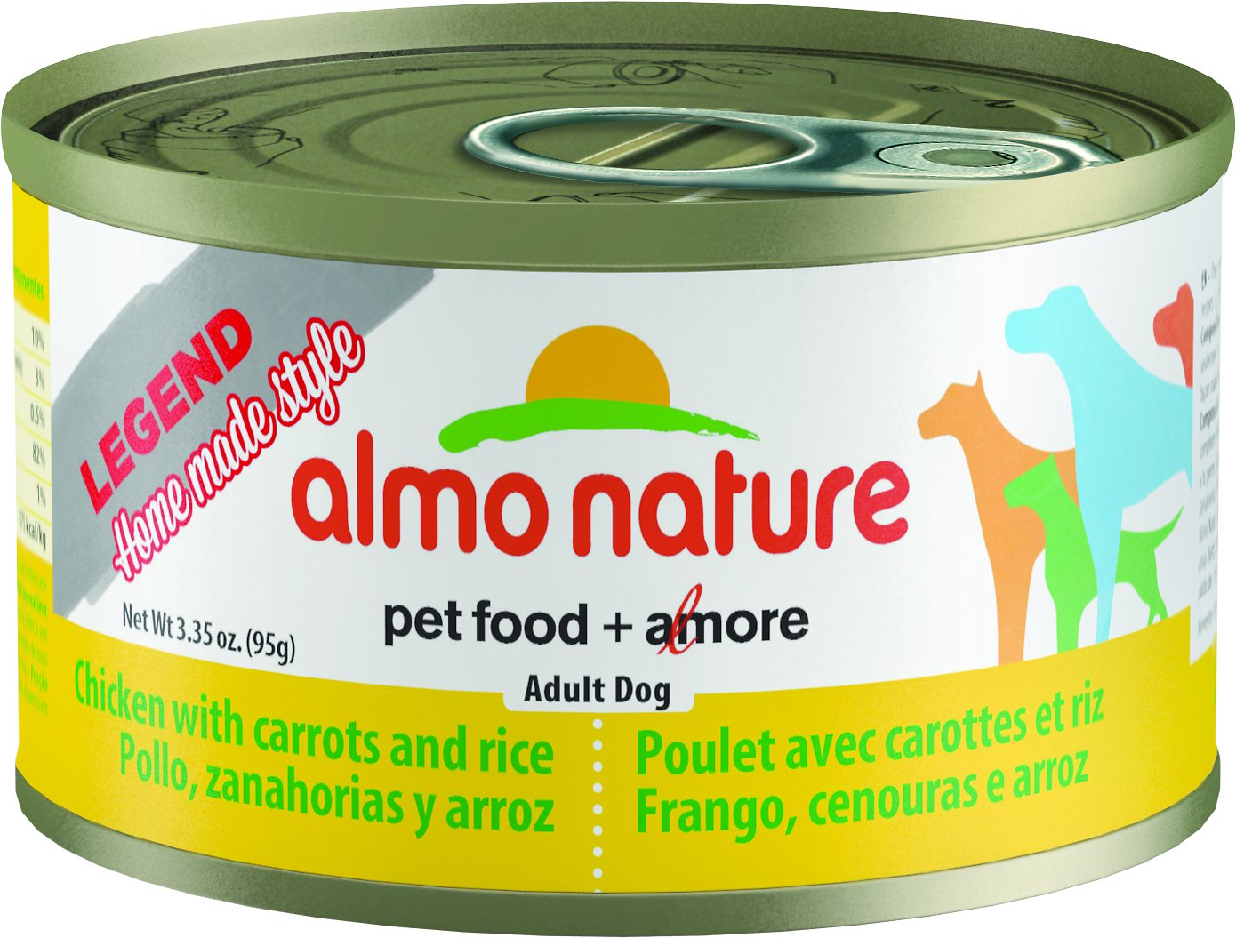 Almo Nature Legend Homemade Style Chicken with Carrots Adult Grain-Free Canned Dog Food