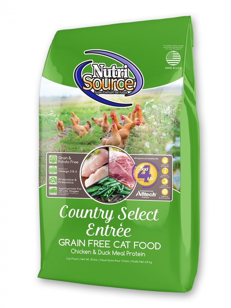 NutriSource Grain Free Country Select Entree Dry Cat Food