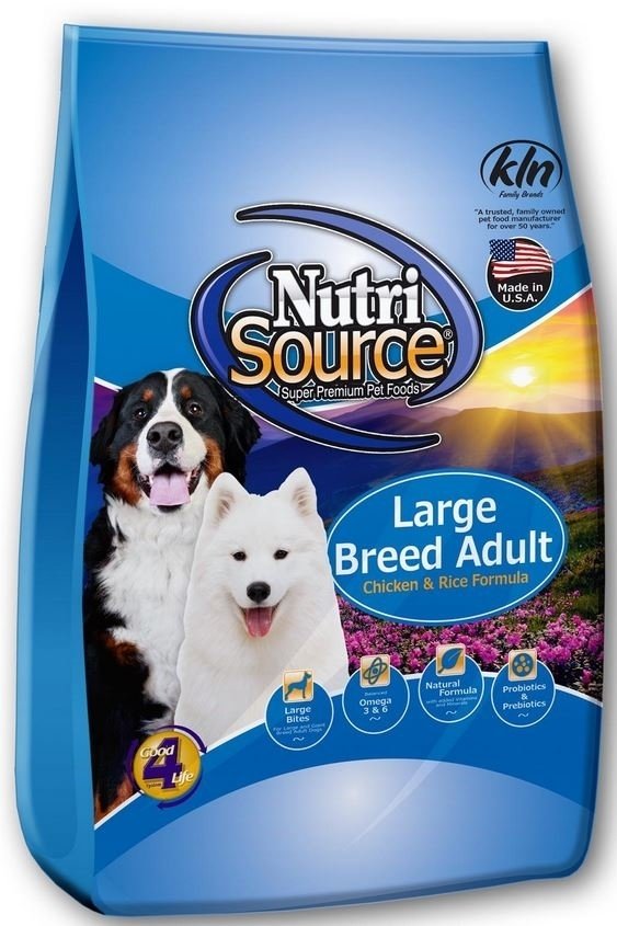 NutriSource Adult Large Breed Chicken and Rice Dry Dog Food