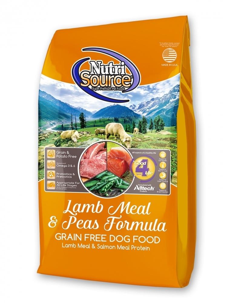 NutriSource Lamb Meal and Peas Formula Grain Free Dry Dog Food