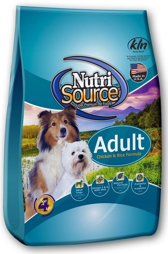 NutriSource Adult Chicken and Rice Dry Dog Food