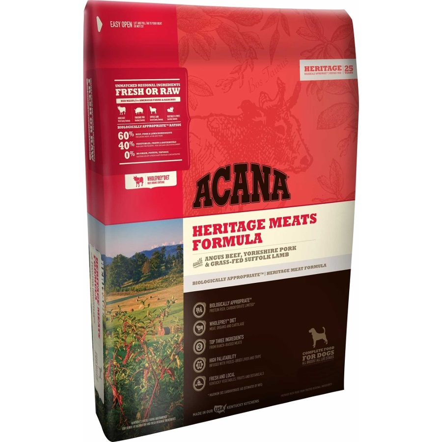 ACANA Heritage Meats Formula Grain Free Dry Dog Food