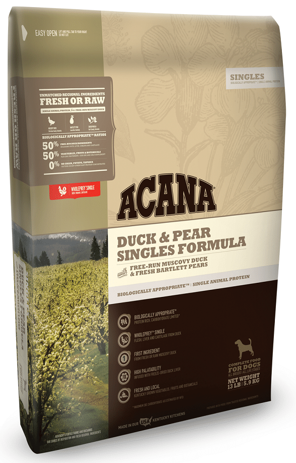 ACANA Singles Limited Ingredient Diet Duck and Pear Formula Dry Dog Food