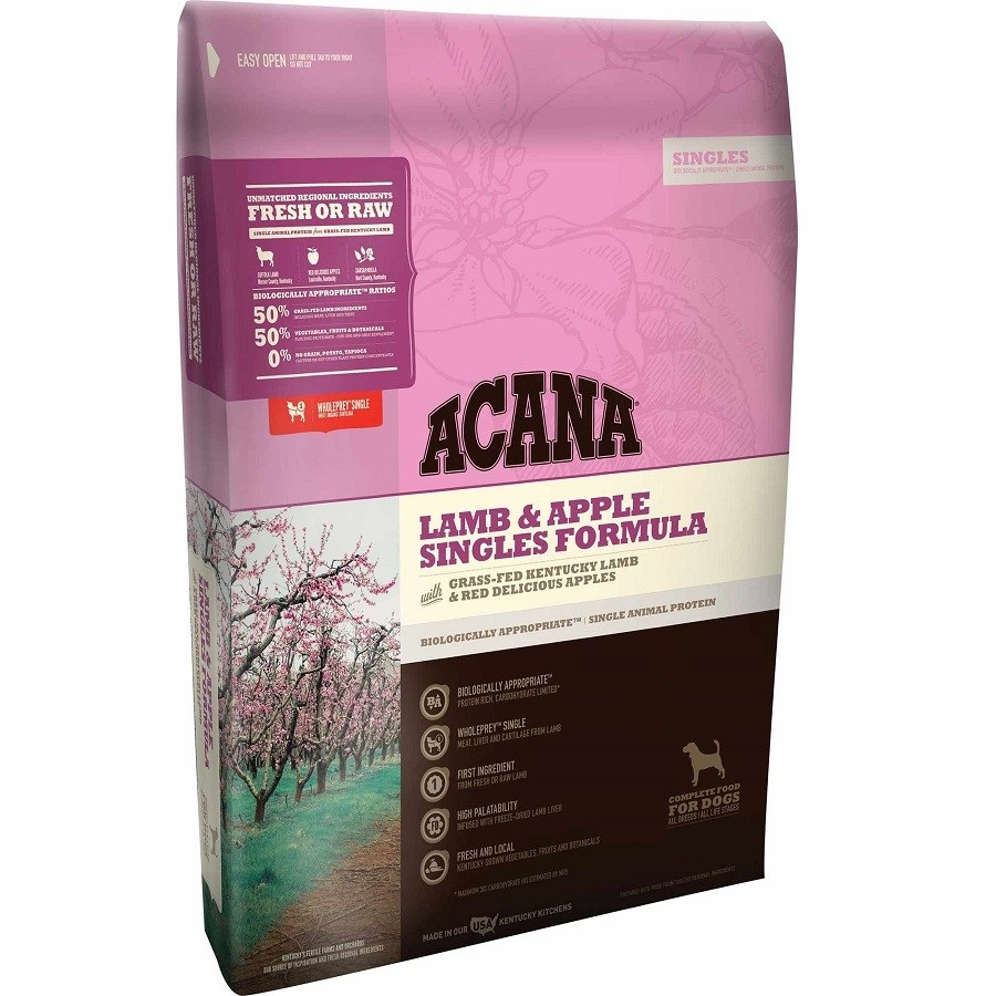 ACANA Singles Limited Ingredient Diet Lamb and Apple Formula Dry Dog Food