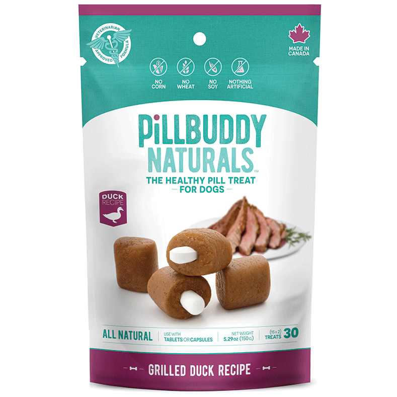 Pill Buddy Naturals Grilled Duck Recipe Pill / Capsule Treats for Dogs 150g