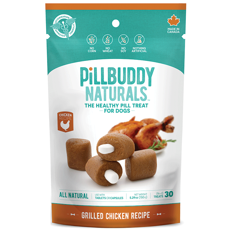 Pill Buddy Naturals - Roasted Chicken Recipe Pill / Capsule Treats for Dogs 150g