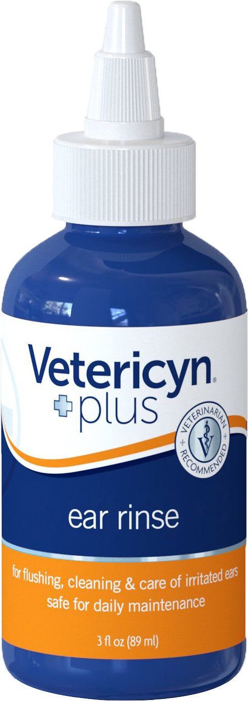 Vetericyn Plus Ear Rinse for Pets, 3-oz bottle