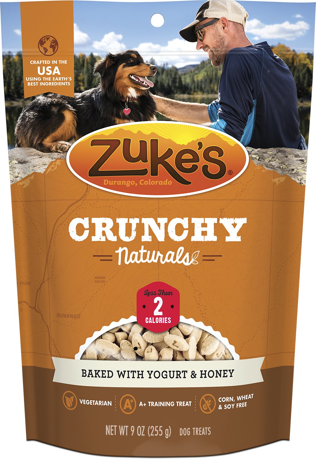 Zuke's Crunchy Naturals 2s Baked With Yogurt & Honey Dog Treats, 9-oz