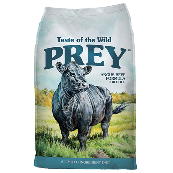 Taste of the Wild Prey Angus Beef Limited Ingredient Formula Grain-Free Dry Dog Food, 25-lb