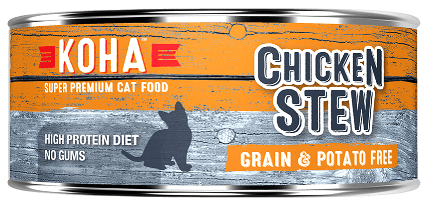 KOHA Canned Cat Food - Chicken Stew - 5.5oz 24/cs