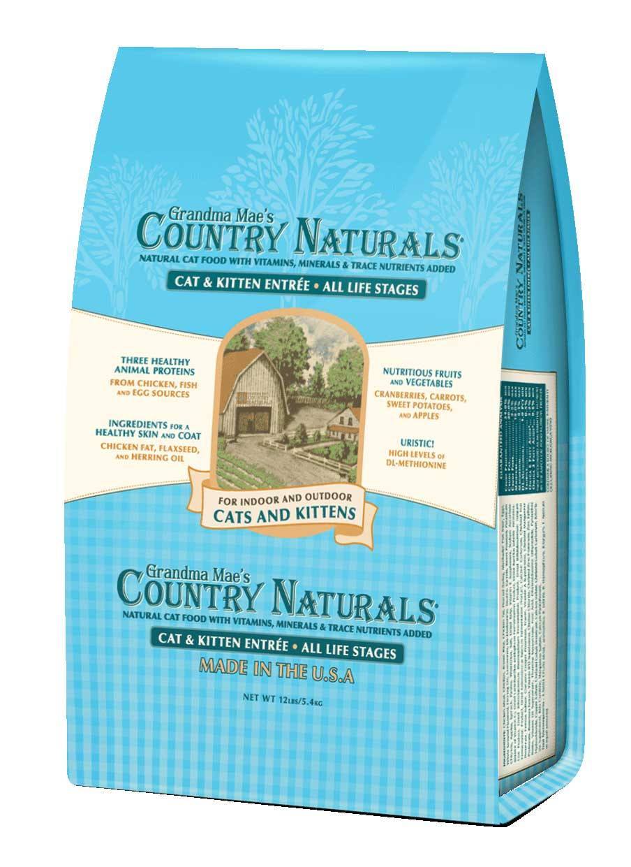 Grandma Mae's Country Naturals Cat & Kitten Entree Dry Cat Food, 6-lb